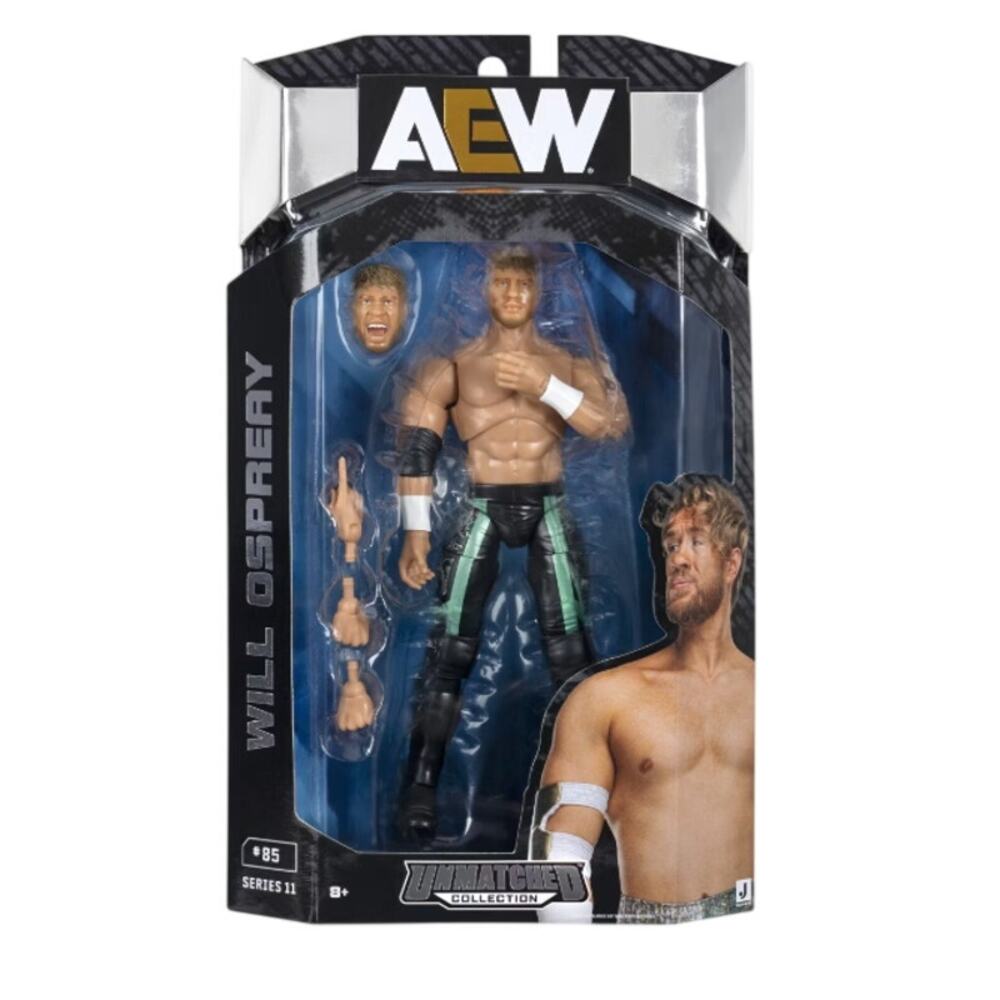 AEW Will Ospreay Unmatched Collection Series 11 #85 Wrestling Action Figure New